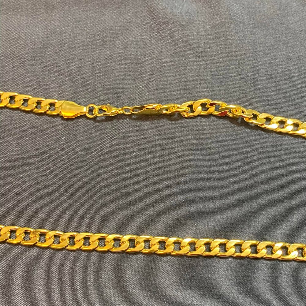 24 Inch Gold Tone Chain - Picture 3 of 4